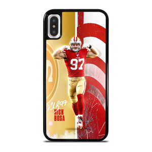 NICK BOSA SAN FRANCISCO 49ERS FOOTBALL iPhone X / XS Case Cover NICK BOSA SAN FRANCISCO 49ERS FOOTBALL iPhone X / XS Case Cover