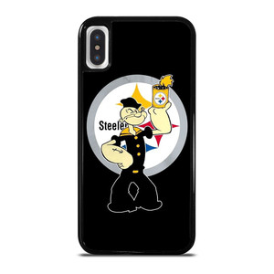 PITTSBURGH STEELERS FOOTBALL POPEYE CARTOON  iPhone X / XS Case Cover