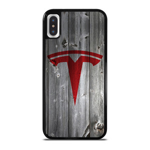 TESLA WOODEN LOGO iPhone X / XS Case Cover TESLA WOODEN LOGO iPhone X / XS Case Cover