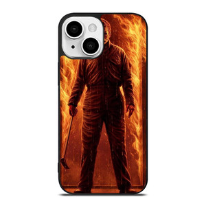 MICHAEL MYERS HALLOWEEN IN FIRE iPhone 13 Mini Case Cover MICHAEL MYERS HALLOWEEN IN FIRE iPhone 13 Mini Case Cover