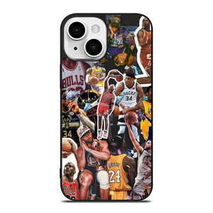 NBA BASKETBALL LEGENDS COLLAGE iPhone 13 Mini Case Cover NBA BASKETBALL LEGENDS COLLAGE iPhone 13 Mini Case Cover