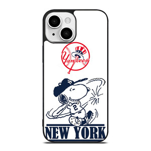 NEW YORK YANKEES SNOOPY BADGE iPhone 13 Mini Case Cover NEW YORK YANKEES SNOOPY BADGE iPhone 13 Mini Case Cover