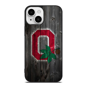 OHIO STATE BUCKEYES LOGO WOOD iPhone 13 Mini Case Cover