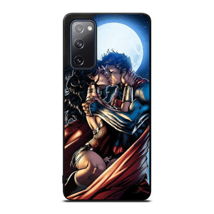 WONDER WOMAN SUPERMAN CARTOON KISSING .jpg Samsung Galaxy S20 FE Case Cover