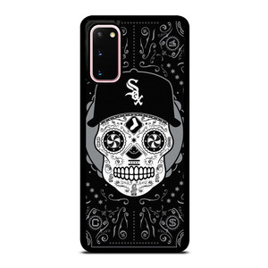 CHICAGO WHITE SOX SKULL PATTERN Samsung Galaxy S20 Case Cover