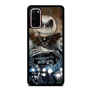 JACK SKELLINGTON NIGHTMARE BEFORE CHRISTMAS MUGSHOT Samsung Galaxy S20 Case Cover