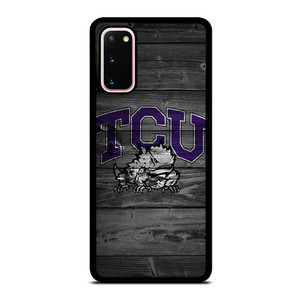 TCU HORNED FROGS FOOTBALL WOOD LOGO Samsung Galaxy S20 Case Cover TCU HORNED FROGS FOOTBALL WOOD LOGO Samsung Galaxy S20 Case Cover