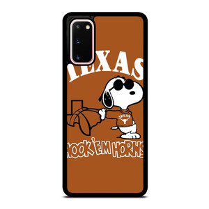 TEXAS LONGHORNS FOOTBALL SNOOPY Samsung Galaxy S20 Case Cover TEXAS LONGHORNS FOOTBALL SNOOPY Samsung Galaxy S20 Case Cover