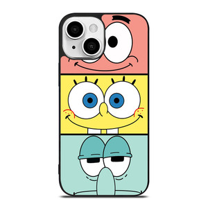 SPONGEBOB PATRICK SQUIDWARD CARTOON iPhone 13 Mini Case Cover