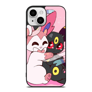 UMBREON AND SYLVEON POKEMON iPhone 13 Mini Case Cover UMBREON AND SYLVEON POKEMON iPhone 13 Mini Case Cover