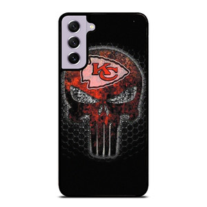 KANSAS CITY CHIEF PUNISHER SKULL LOGO Samsung Galaxy S21 FE Case Cover