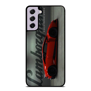 LAMBORGHINI HURACAN RED LOGO Samsung Galaxy S21 FE Case Cover