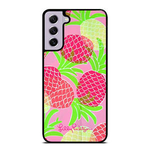 LILLY PULITZER PINK PINEAPPLE Samsung Galaxy S21 FE Case Cover LILLY PULITZER PINK PINEAPPLE Samsung Galaxy S21 FE Case Cover