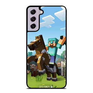 MINECRAFT KNIGHT AND HORSE Samsung Galaxy S21 FE Case Cover MINECRAFT KNIGHT AND HORSE Samsung Galaxy S21 FE Case Cover