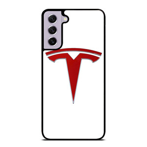 TESLA RED EMBLEM Samsung Galaxy S21 FE Case Cover