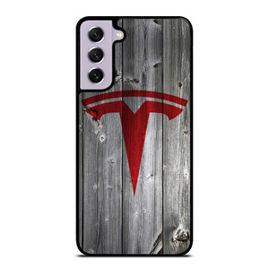 TESLA WOODEN LOGO Samsung Galaxy S21 FE Case Cover TESLA WOODEN LOGO Samsung Galaxy S21 FE Case Cover