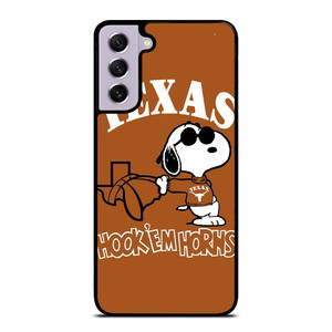 TEXAS LONGHORNS FOOTBALL SNOOPY Samsung Galaxy S21 FE Case Cover