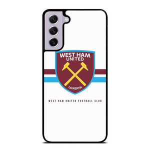 WEST HAM UNITED FOOTBALL CLUB LONDON Samsung Galaxy S21 FE Case Cover WEST HAM UNITED FOOTBALL CLUB LONDON Samsung Galaxy S21 FE Case Cover