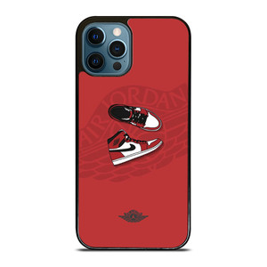 AIR JORDAN 1 SNEAKERS RED  iPhone 12 Pro Max Case Cover AIR JORDAN 1 SNEAKERS RED  iPhone 12 Pro Max Case Cover