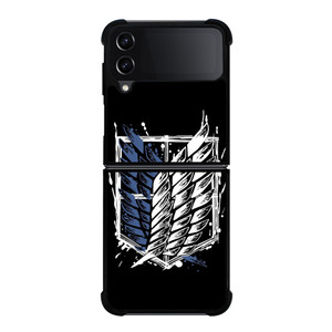 ATTACK ON TITANS WINGS OF FREEDOM ART Samsung Galaxy Z Flip 4 Case Cover ATTACK ON TITANS WINGS OF FREEDOM ART Samsung Galaxy Z Flip 4 Case Cover