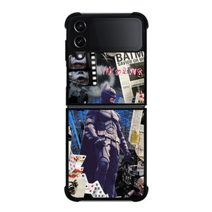BATMAN ABSTRACT COLLAGE Samsung Galaxy Z Flip 4 Case Cover BATMAN ABSTRACT COLLAGE Samsung Galaxy Z Flip 4 Case Cover