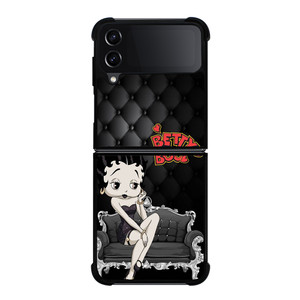 BETTY BOOP QUEEN BLACK Samsung Galaxy Z Flip 4 Case Cover BETTY BOOP QUEEN BLACK Samsung Galaxy Z Flip 4 Case Cover
