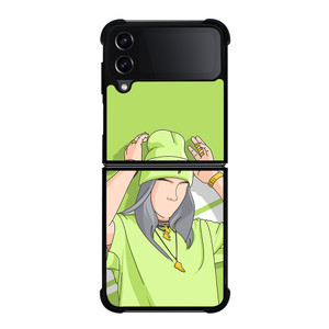 BILLIE EILISH COOL CARTOON Samsung Galaxy Z Flip 4 Case Cover BILLIE EILISH COOL CARTOON Samsung Galaxy Z Flip 4 Case Cover
