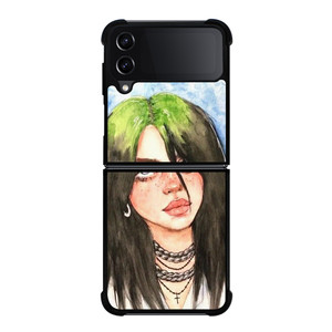 BILLIE EILISH COOL PAINTING Samsung Galaxy Z Flip 4 Case Cover BILLIE EILISH COOL PAINTING Samsung Galaxy Z Flip 4 Case Cover