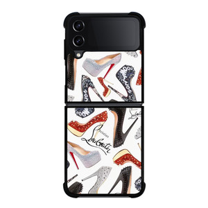 CHRISTIAN LOUBOUTIN SHOES PATTERN Samsung Galaxy Z Flip 4 Case Cover CHRISTIAN LOUBOUTIN SHOES PATTERN Samsung Galaxy Z Flip 4 Case Cover