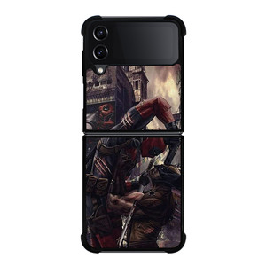 DEADPOOL VS WOLVERINE FIGHTING Samsung Galaxy Z Flip 4 Case Cover DEADPOOL VS WOLVERINE FIGHTING Samsung Galaxy Z Flip 4 Case Cover