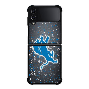 DETROIT LIONS FOOTBALL NFL SPLASHED LOGO Samsung Galaxy Z Flip 4 Case Cover DETROIT LIONS FOOTBALL NFL SPLASHED LOGO Samsung Galaxy Z Flip 4 Case Cover