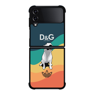 DOLCE AND GABBANA X ADIDAS Samsung Galaxy Z Flip 4 Case Cover DOLCE AND GABBANA X ADIDAS Samsung Galaxy Z Flip 4 Case Cover