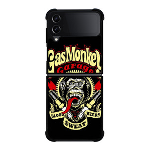 GAS MONKEY GARAGE PATCH Samsung Galaxy Z Flip 4 Case Cover GAS MONKEY GARAGE PATCH Samsung Galaxy Z Flip 4 Case Cover