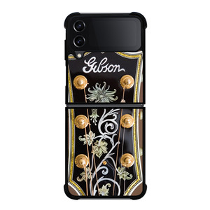 GIBSON GUITAR HEADSTOCK Samsung Galaxy Z Flip 4 Case Cover GIBSON GUITAR HEADSTOCK Samsung Galaxy Z Flip 4 Case Cover