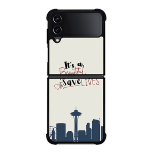 GREYS ANATOMY SERIES QUOTES Samsung Galaxy Z Flip 4 Case Cover