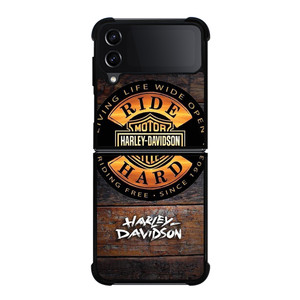 HARLEY DAVIDSON RIDING FREE 1903 Samsung Galaxy Z Flip 4 Case Cover