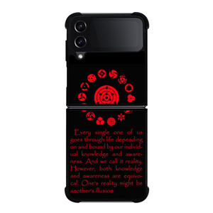ITACHI UCHIHA SYMBOL QUOTES Samsung Galaxy Z Flip 4 Case Cover