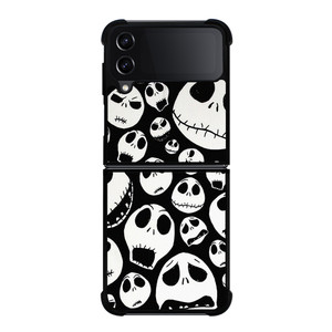 JACK SKELLINGTON SKULL PATTERN Samsung Galaxy Z Flip 4 Case Cover