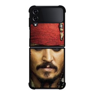 JACK SPARROW FACE PIRATES OF THE CARIBBEAN Samsung Galaxy Z Flip 4 Case Cover