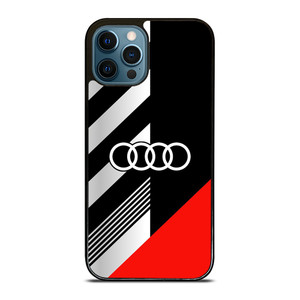 AUDI CAR LOGO LIVERY  iPhone 12 Pro Max Case Cover