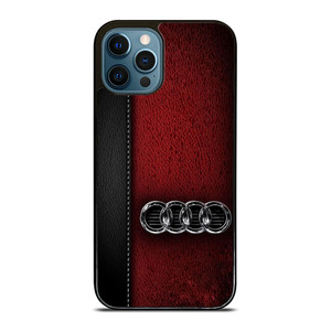AUDI LOGO LEATHER iPhone 12 Pro Max Case Cover AUDI LOGO LEATHER iPhone 12 Pro Max Case Cover