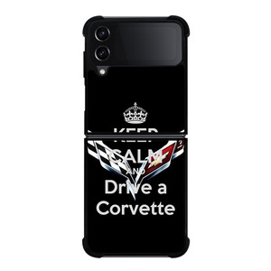 KEEP CALM AND DRIVE CORVETTE Samsung Galaxy Z Flip 4 Case Cover KEEP CALM AND DRIVE CORVETTE Samsung Galaxy Z Flip 4 Case Cover