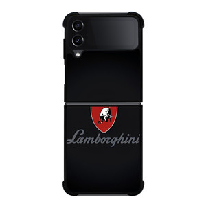 LAMBORGHINI CLASSIC LOGO Samsung Galaxy Z Flip 4 Case Cover LAMBORGHINI CLASSIC LOGO Samsung Galaxy Z Flip 4 Case Cover