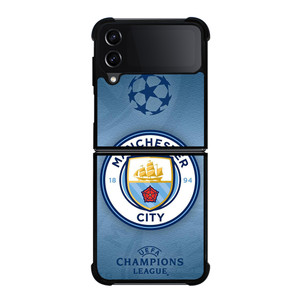 MANCHESTER CITY UEFA CHAMPIONS LEAGUE Samsung Galaxy Z Flip 4 Case Cover MANCHESTER CITY UEFA CHAMPIONS LEAGUE Samsung Galaxy Z Flip 4 Case Cover