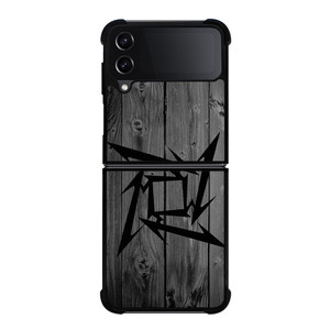METALLICA METAL BAND WOOD ICON Samsung Galaxy Z Flip 4 Case Cover METALLICA METAL BAND WOOD ICON Samsung Galaxy Z Flip 4 Case Cover