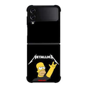 METALLICA THE SIMPSONS Samsung Galaxy Z Flip 4 Case Cover METALLICA THE SIMPSONS Samsung Galaxy Z Flip 4 Case Cover