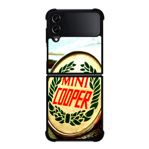 MINI COOPER CLASSIC RUSTY EMBLEM Samsung Galaxy Z Flip 4 Case Cover MINI COOPER CLASSIC RUSTY EMBLEM Samsung Galaxy Z Flip 4 Case Cover