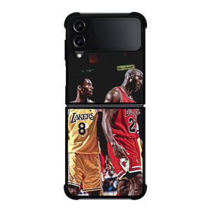 NBA LEGENDS KOBE BRYANT MICHAEL JORDAN Samsung Galaxy Z Flip 4 Case Cover