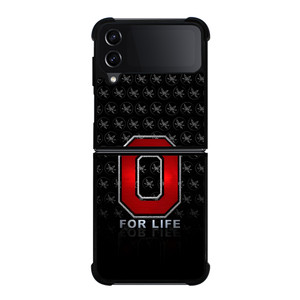 OHIO STATE BUCKEYES WEEDS LOGO Samsung Galaxy Z Flip 4 Case Cover