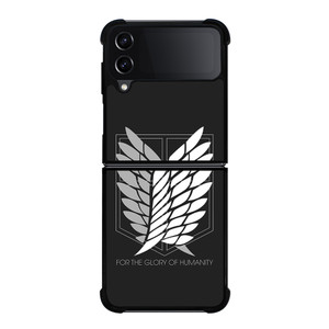 WINGS OF FREEDOM ATTACK ON TITANS HUMANITY SYMBOL Samsung Galaxy Z Flip 4 Case Cover